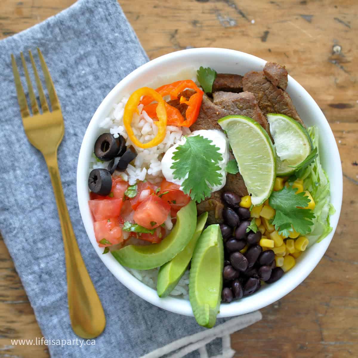 how to make burrito bowls