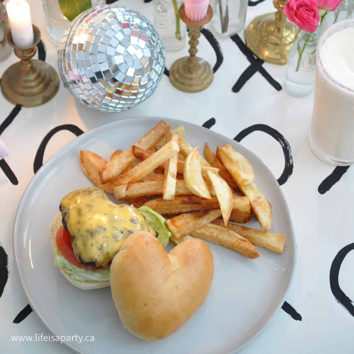 heart shaped hamburgers