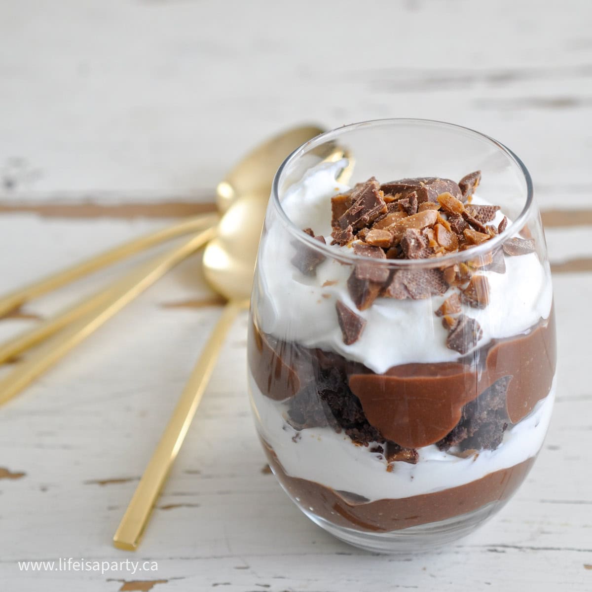 chocolate brownie trifle