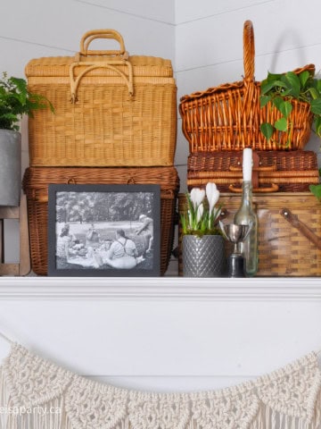 spring mantel ideas