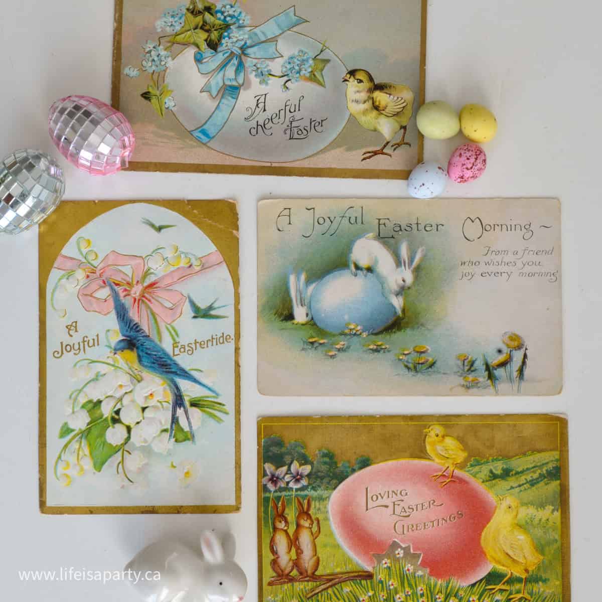 vintage Easter card free printables