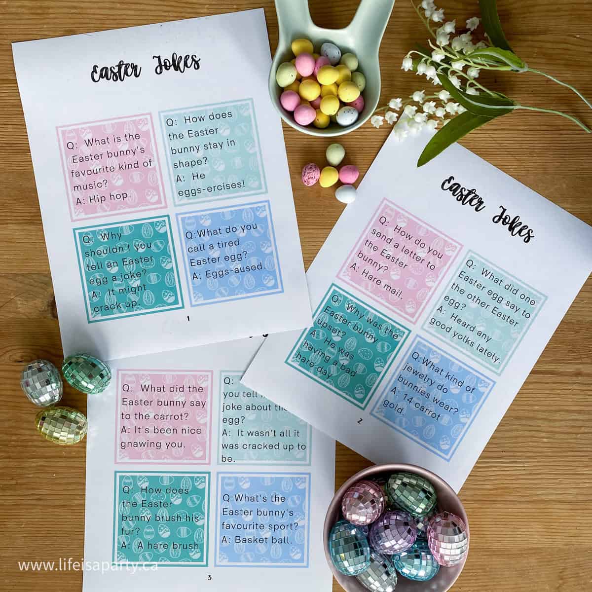 free printable Easter jokes