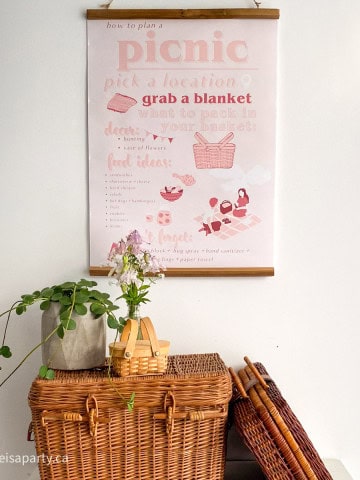 picnic graphic free printable