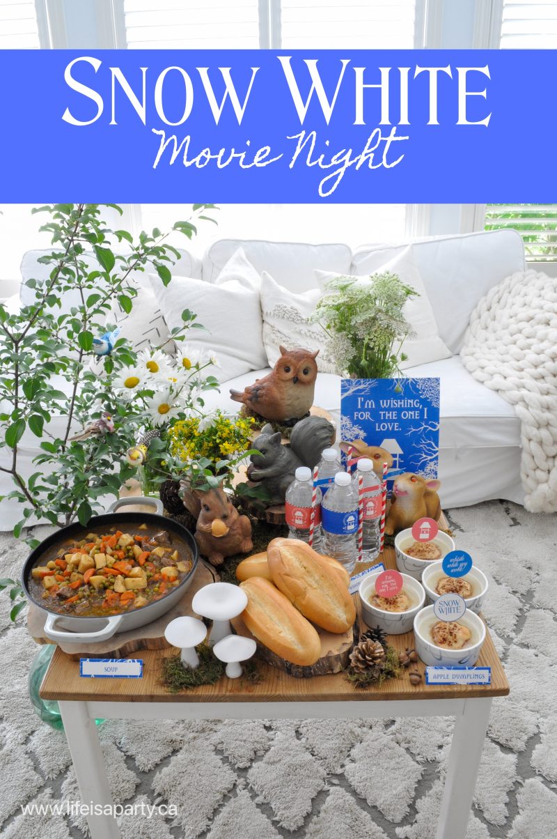 snow-white-party-dinner-and-a-movie-life-is-a-party