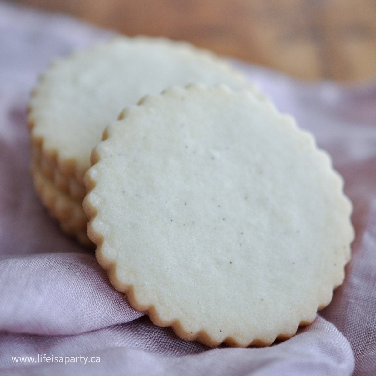 easy shortbread with cornstarch