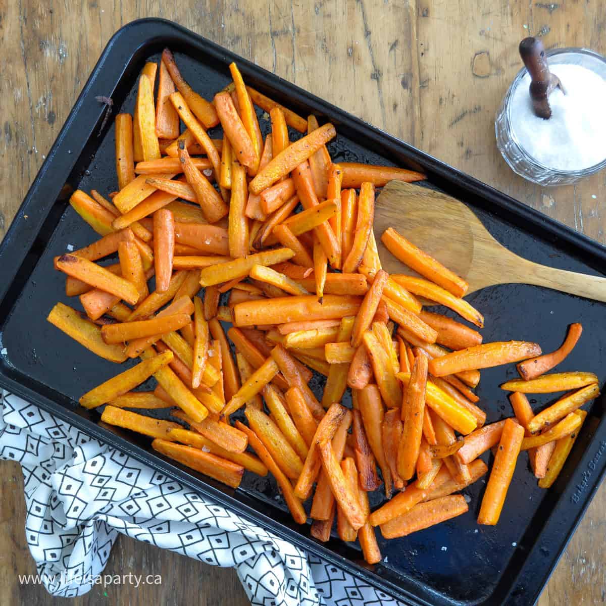 how to oven roast carrots