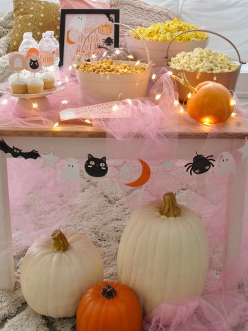 Halloween movie night free printables