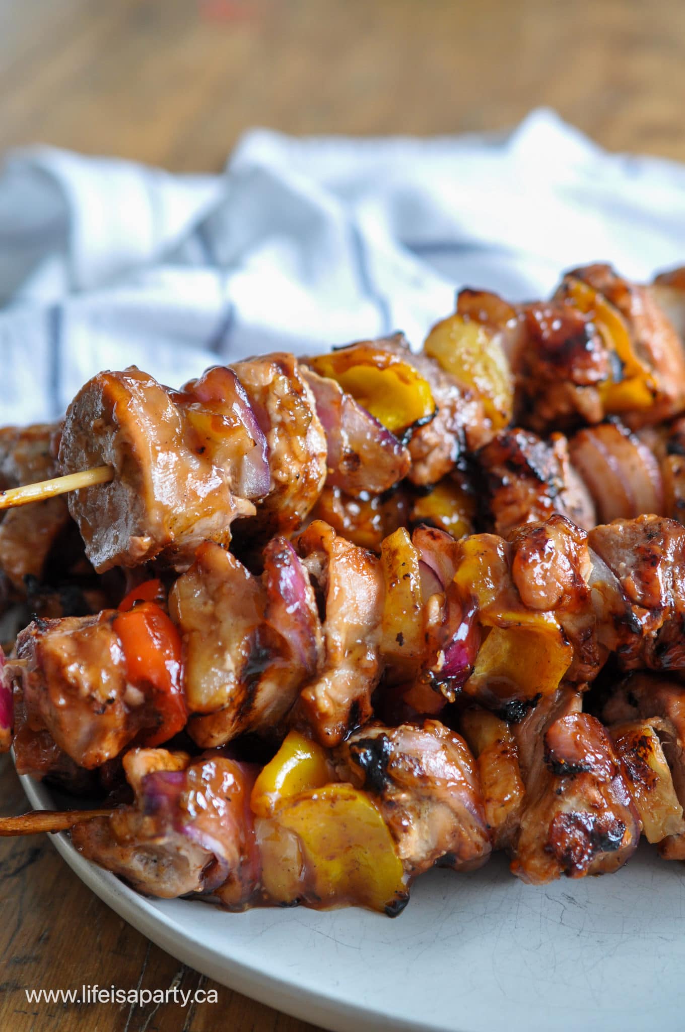 Easy Sweet and Sour Pork Kababs - Life is a Party
