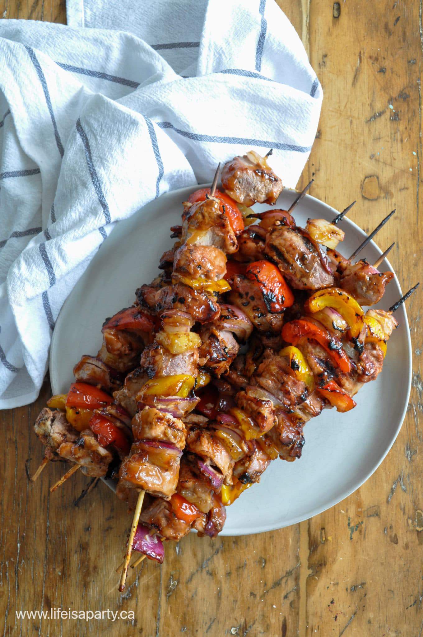 Easy Sweet and Sour Pork Kababs - Life is a Party