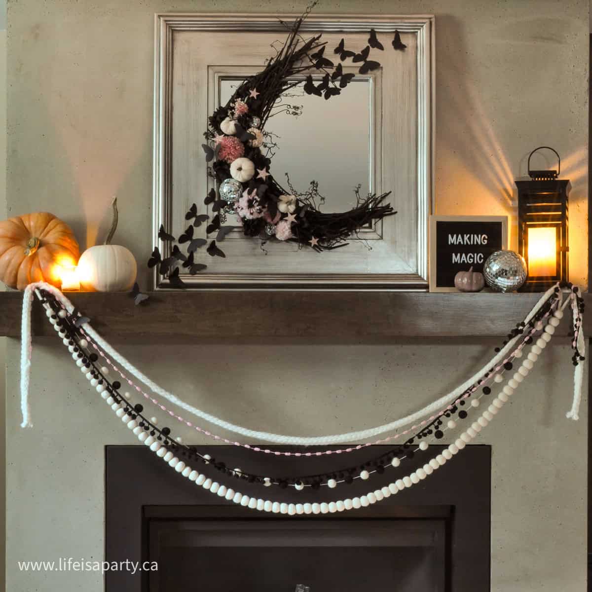 Halloween Mantel