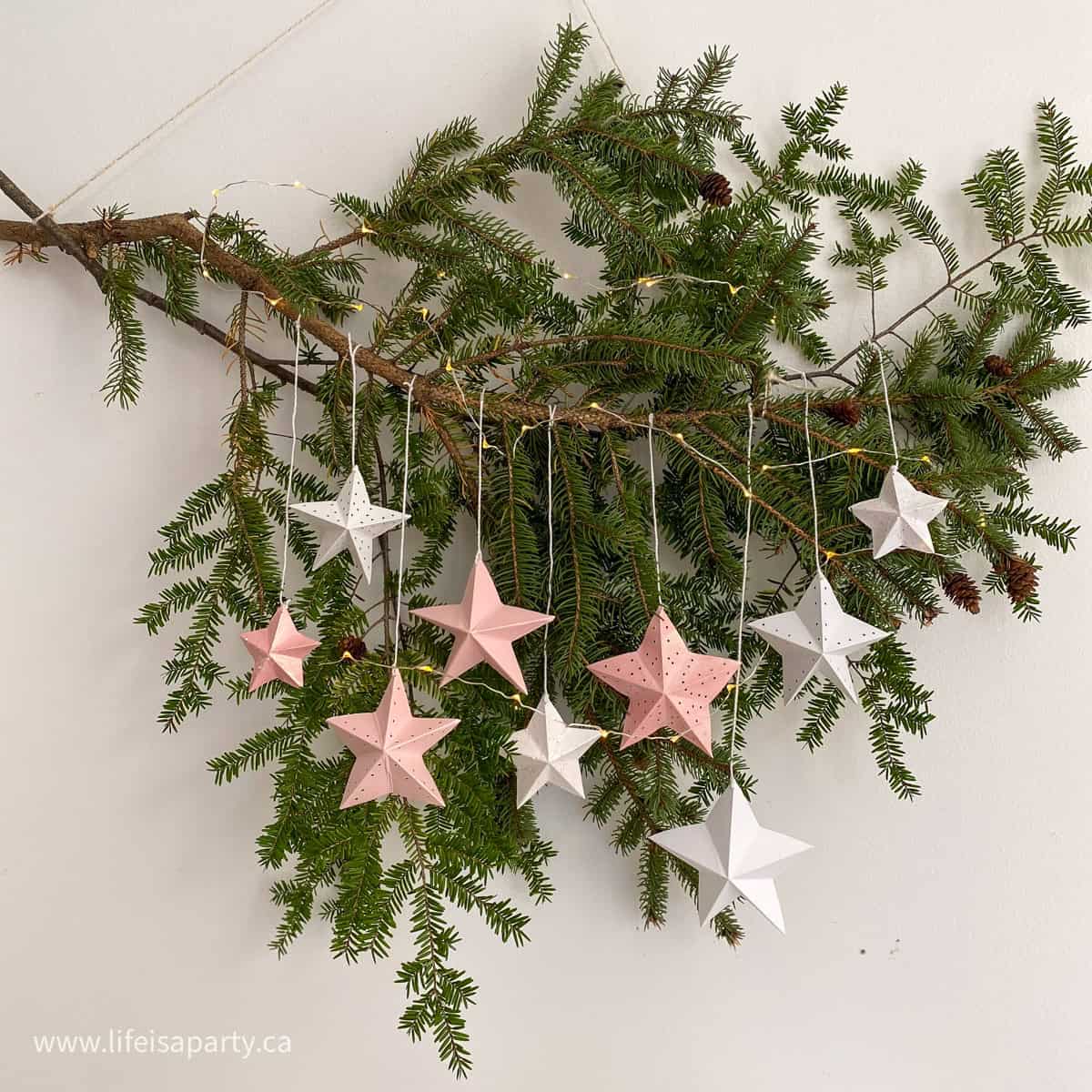 DIY paper stars Christmas