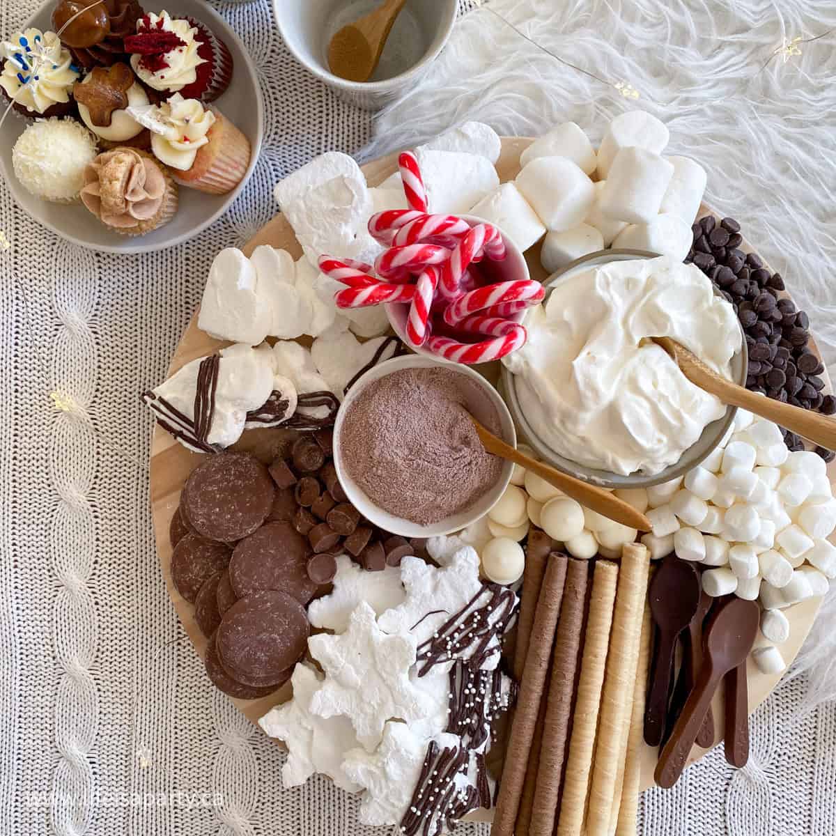 hot chocolate charcuterie board