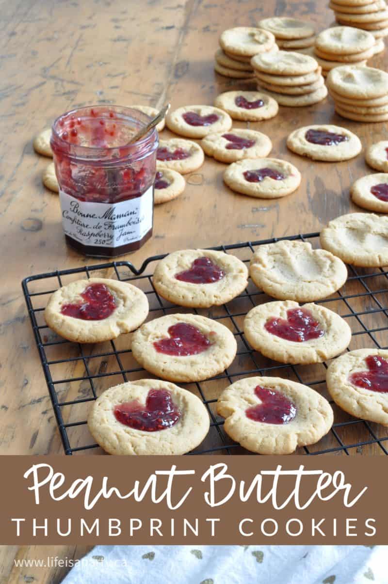Peanut Butter Thumbprint Cookies - Life is a Party