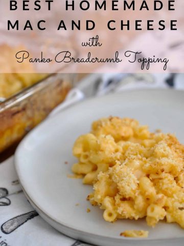 mac and cheese recipe with panko