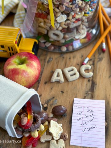back to school snack mix trail mix recipe