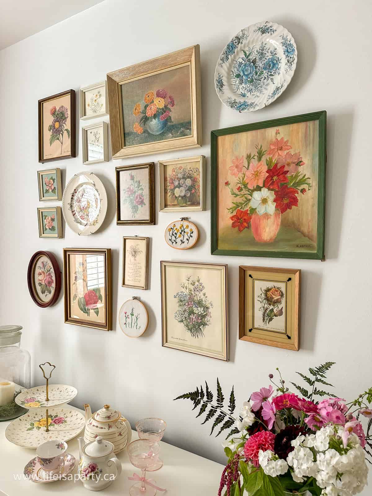 How to hang a gallery wall.