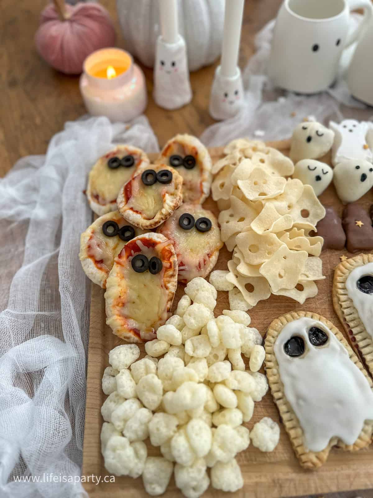 ghost themed snacks