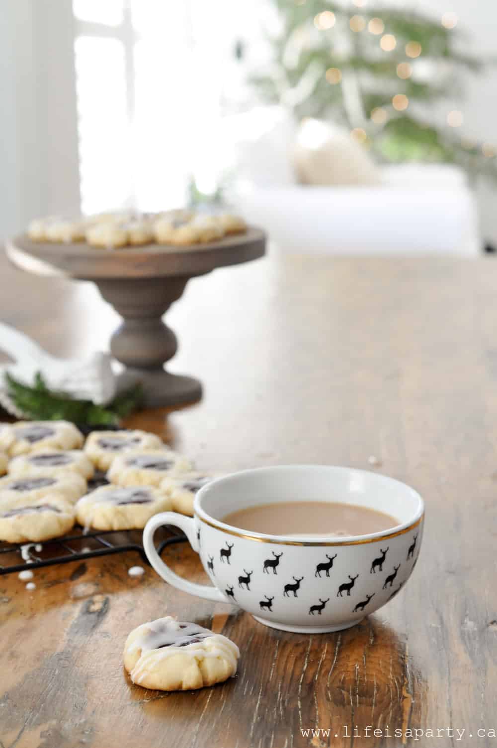 Raspberry thumbprint cookie recipe.