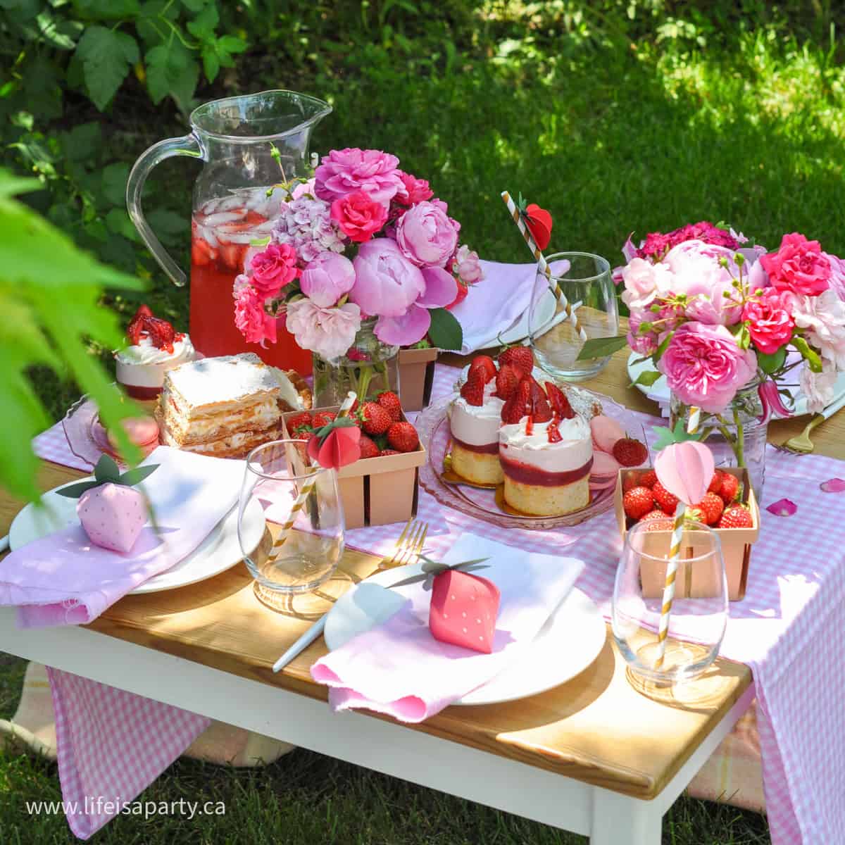 strawberry themed party ideas