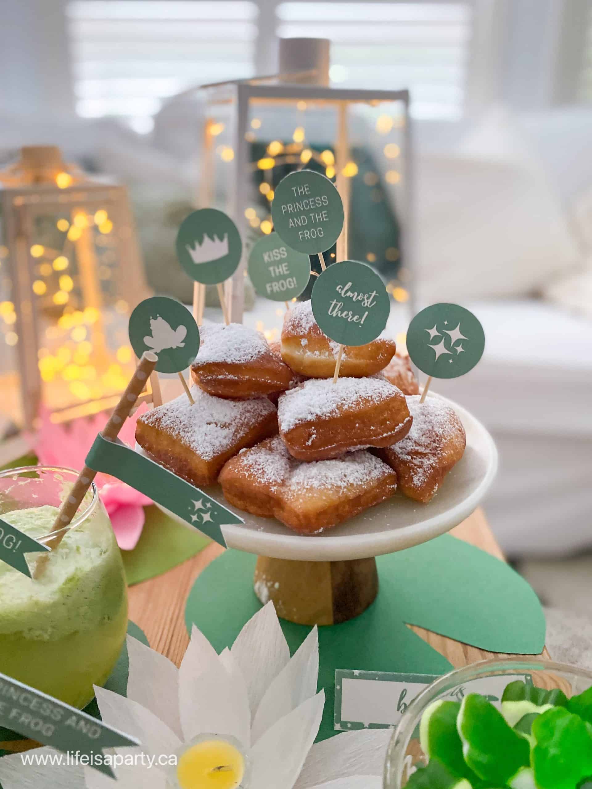 Tiana's beignet recipe